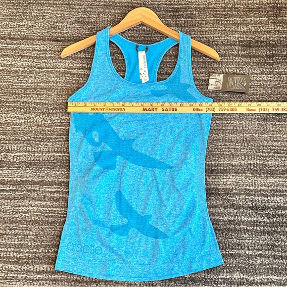 Oiselle Flyte Tank Top Size Small Bold Blue NWT Activewear Workout - Picture 10 of 12